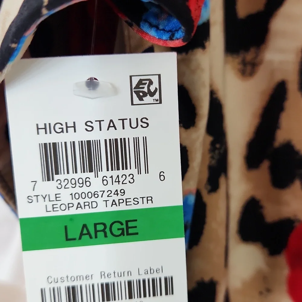 INC Leopard High Status. Cold Shoulder, Animal, Floral Print Top, L, XLa… - Picture 11 of 11